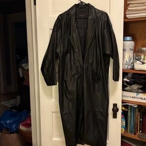 Express Black Jacket with Gold Accents